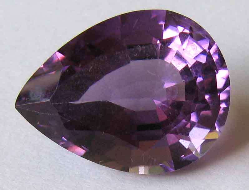 16.30 x 12.40 mm Pear-faceted cut Amethyst 9.31 CTS.