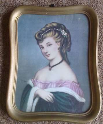Old Picture in frame