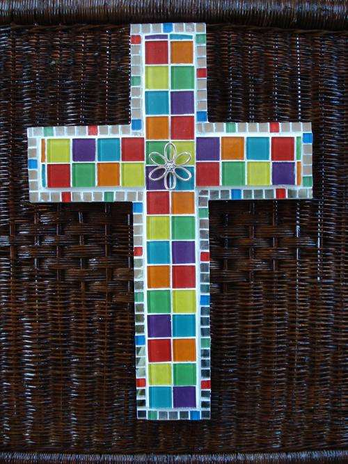 Colorfull Mosaic Cross