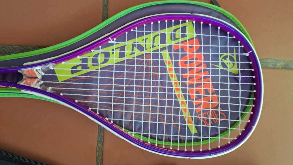 8 Squash racquets