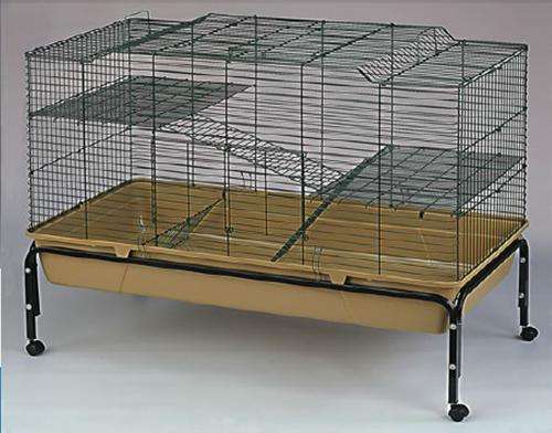 Extra Large Rabbit Cage on stand with wheels