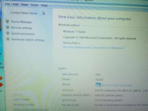 Dell Laptop N5050 Mint condition working fine but battery problem.