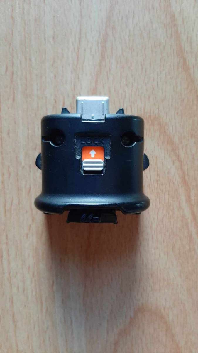 nintendo wii motion plus adaptor original black
