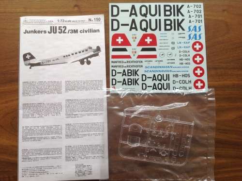 1/72 Italeri Junkers JU-52