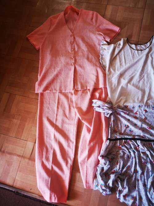 Large lot of women's clothing. Different sizes.