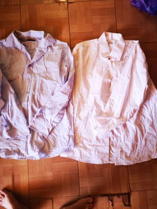 Large lot of men's clothing. Different sizes.