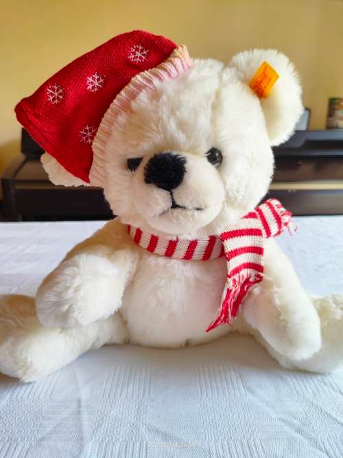Collectable, rare original Steiff Christmas bear - Teddy Bernd