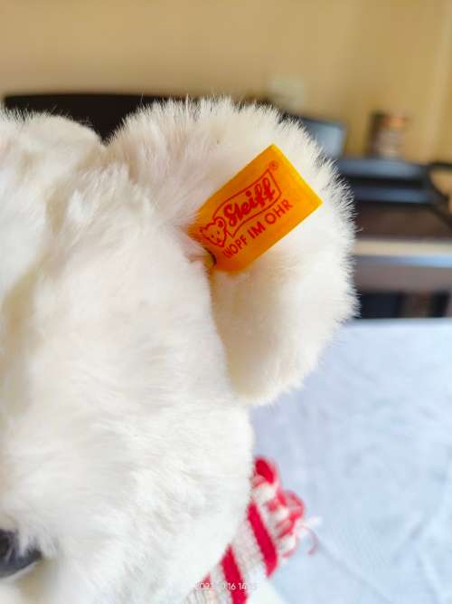 Collectable, rare original Steiff Christmas bear - Teddy Bernd