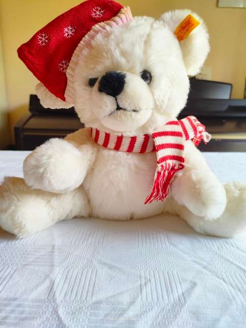 Collectable, rare original Steiff Christmas bear - Teddy Bernd