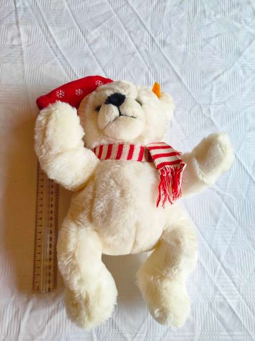 Collectable, rare original Steiff Christmas bear - Teddy Bernd