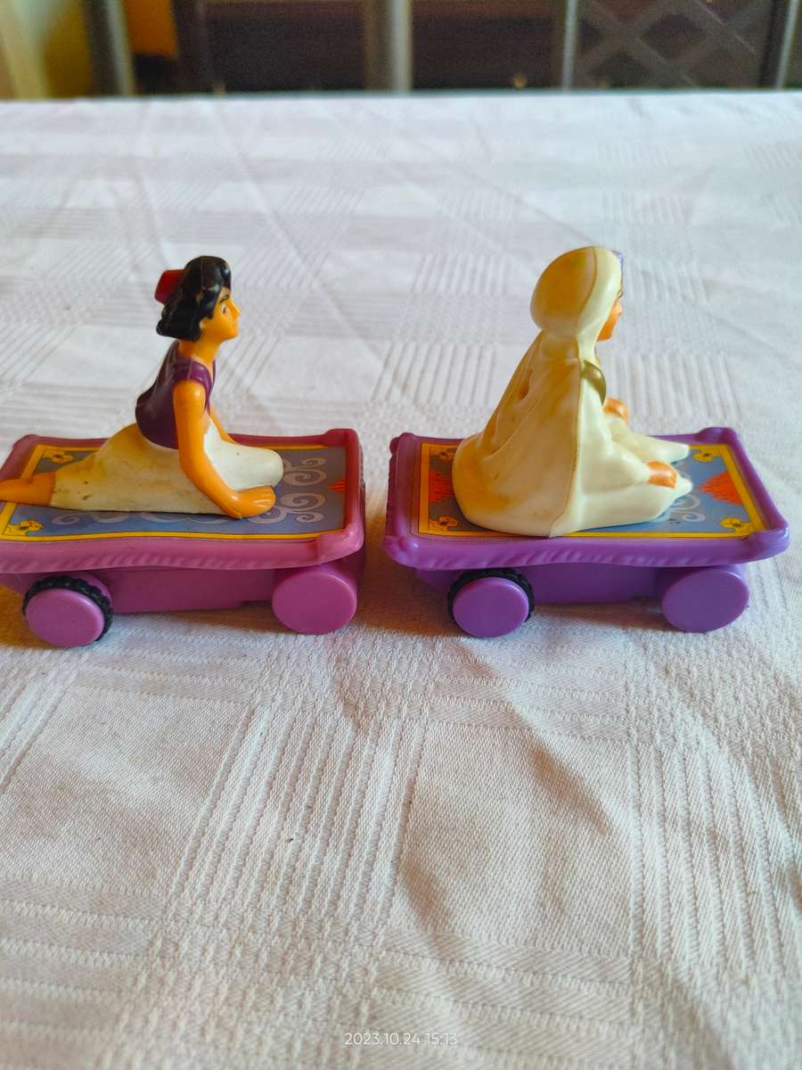 Two vintage Alladin McDonald`s toys