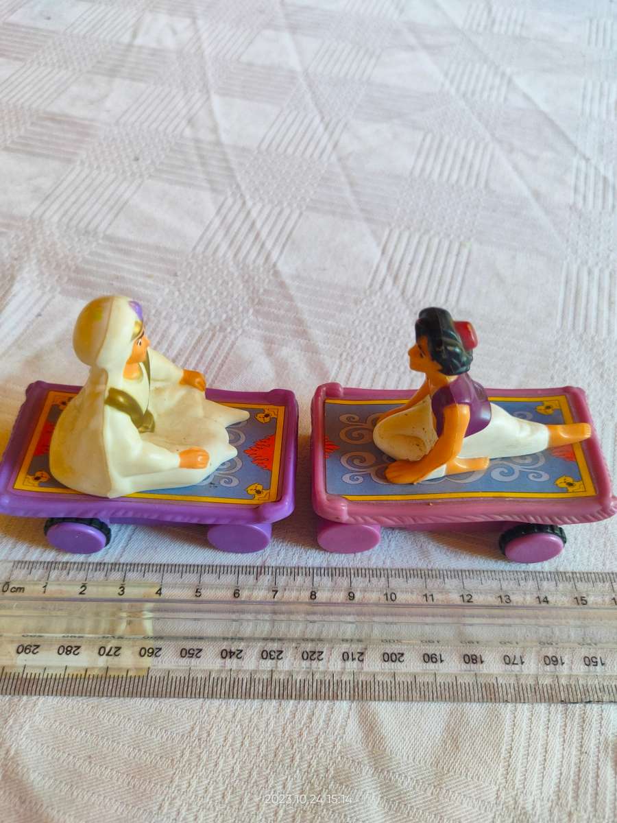 Two vintage Alladin McDonald`s toys