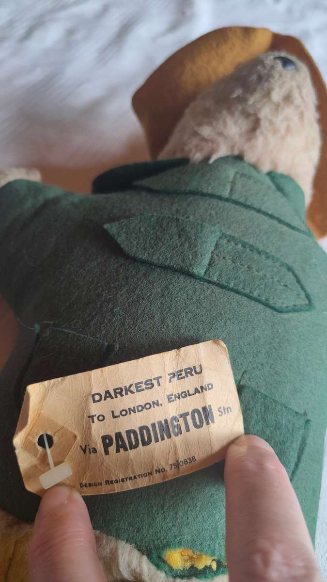 Now On R1 auction - A very rare original vintage Paddington bear from the 1970`s with original tag.