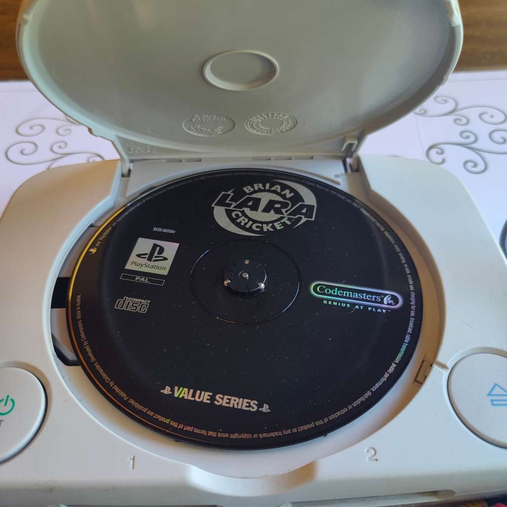 Original Sony Playstation one (PS one) with original controller and cables