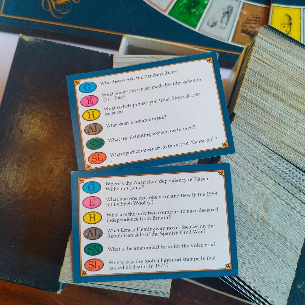 Trivial pursuit genus edition