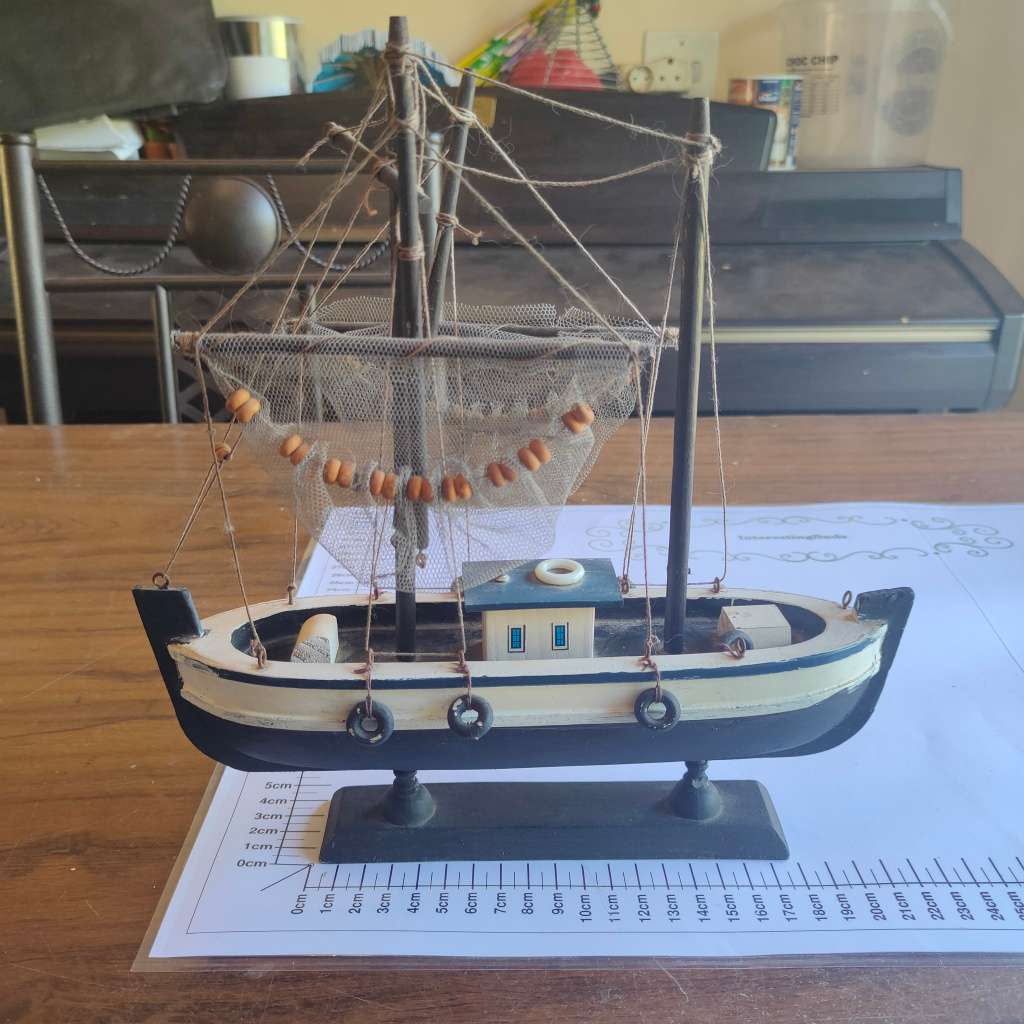 Gorgeous wooden model sail ship