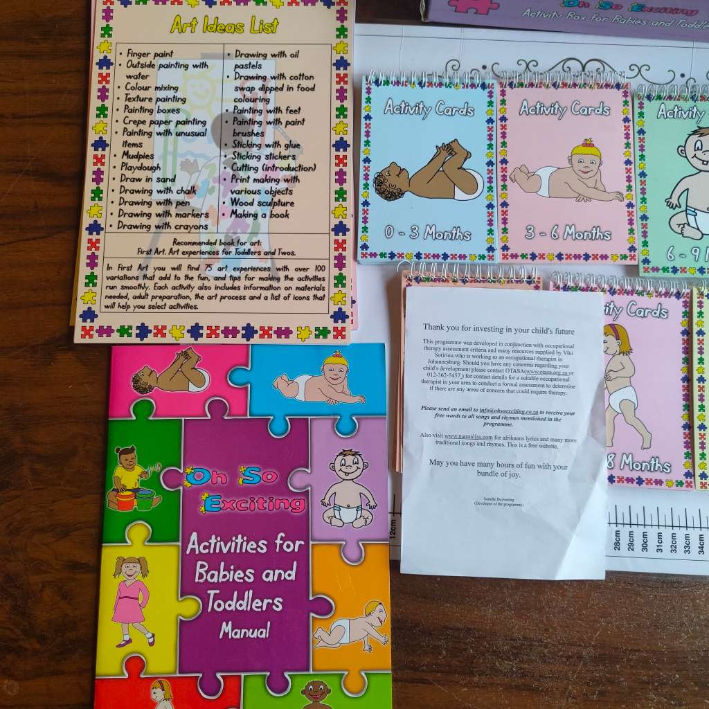 `Oh so exciting` activity box for babies and toddlers