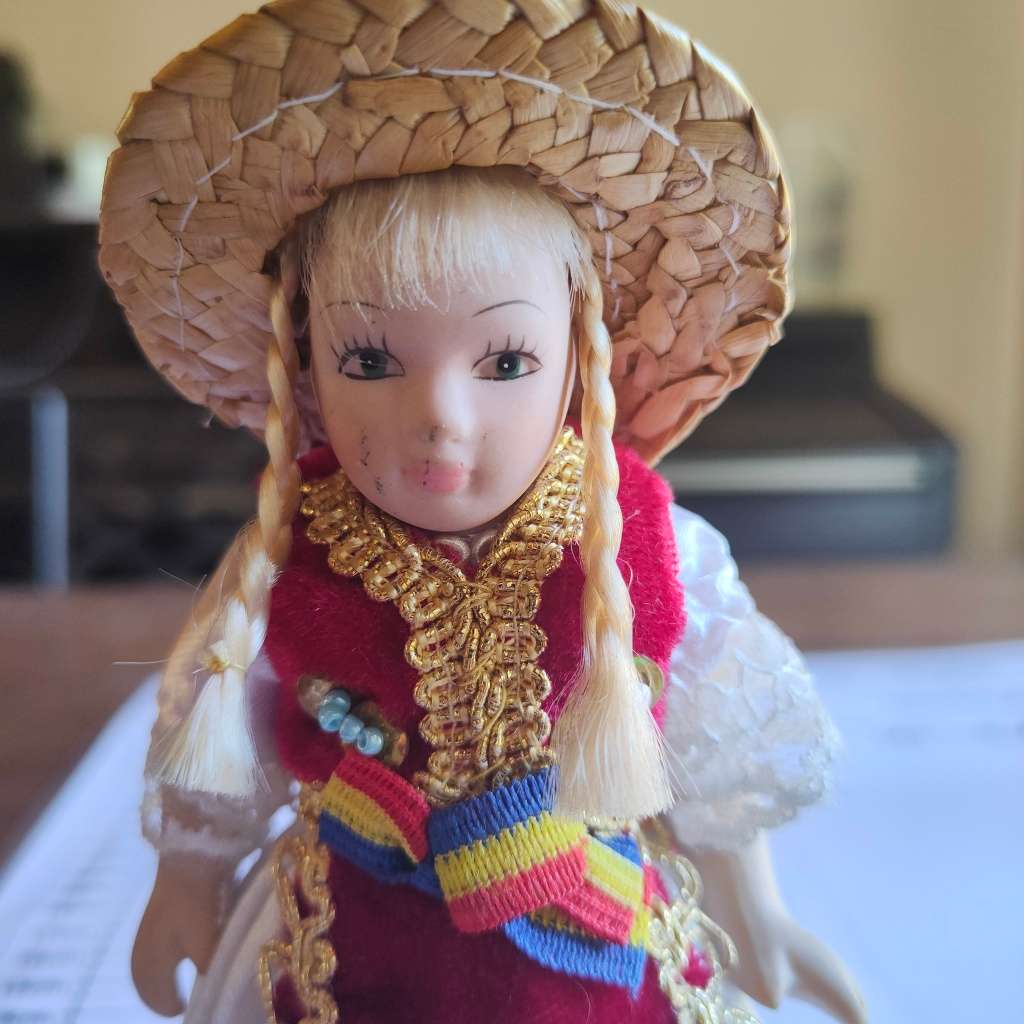 Adorable souvenir doll
