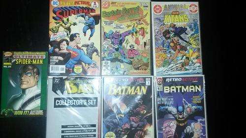 Lot of 7 DC and Marvel comics  In Fine and greater condition!