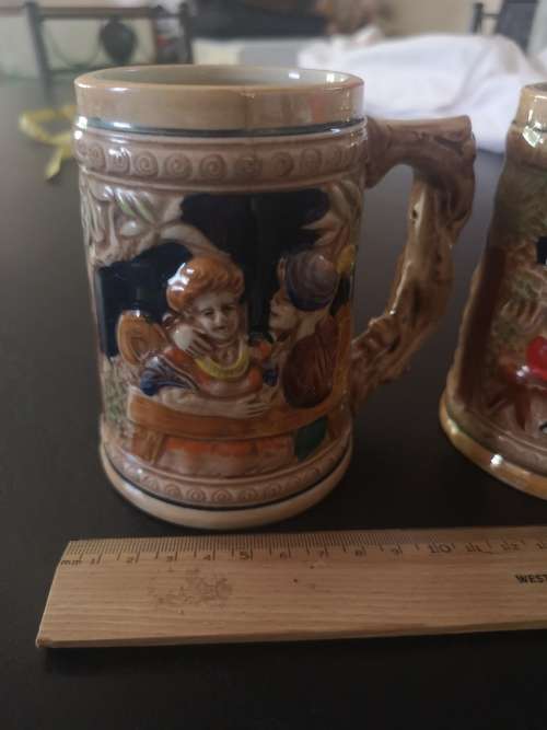 Marked down!! 2 Beer Stein mugs in good vintage condition