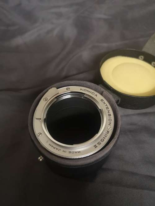 Konica extension rings in original holder