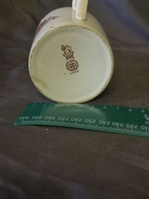 Collectable Royal Doulton coronation mug - 1911