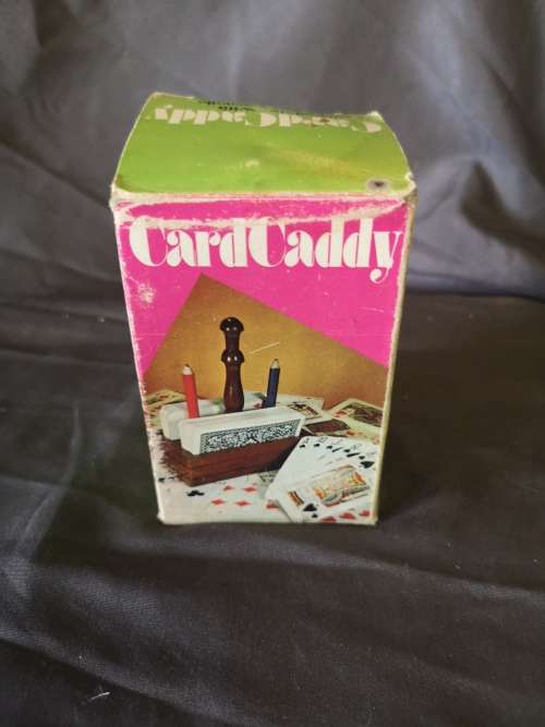 Awesome vintage card caddy - still sealed!