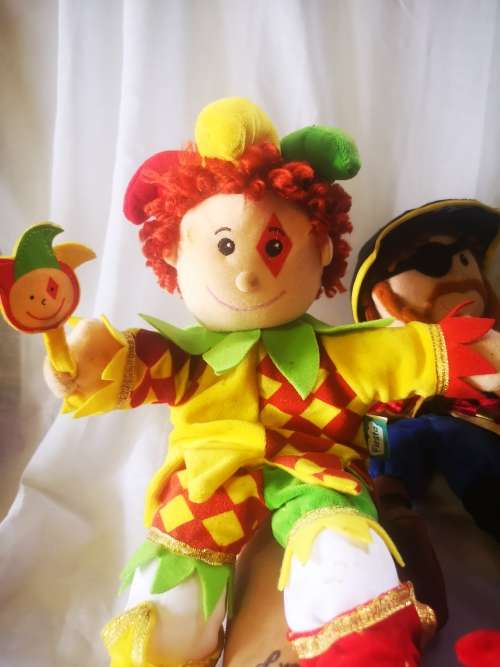 Two Fiesta hand puppets - in excellent condition