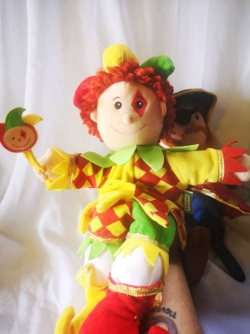 Two Fiesta hand puppets - in excellent condition