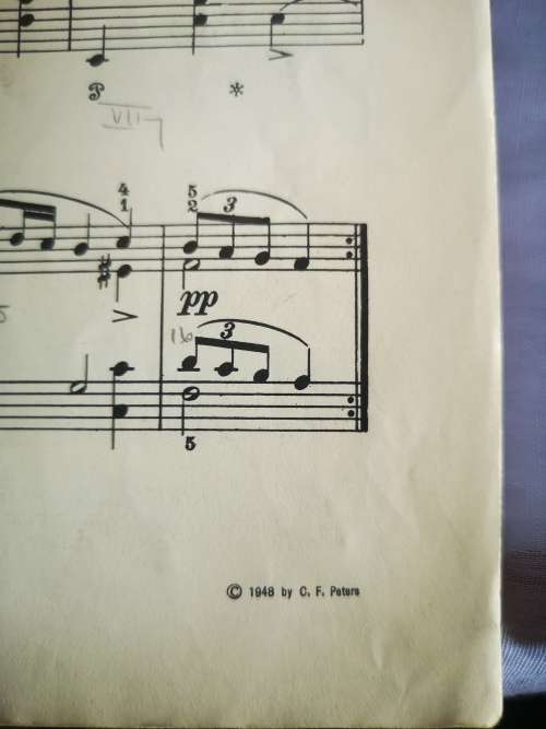 Vintage sheet music book - Chopin - Mazurkas