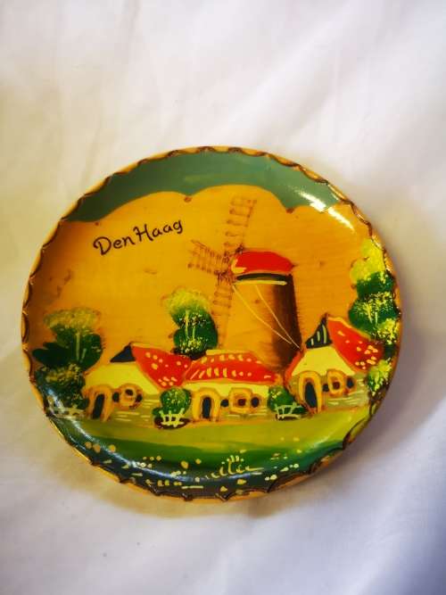 A gorgeous Dutch wooden wall plaque.