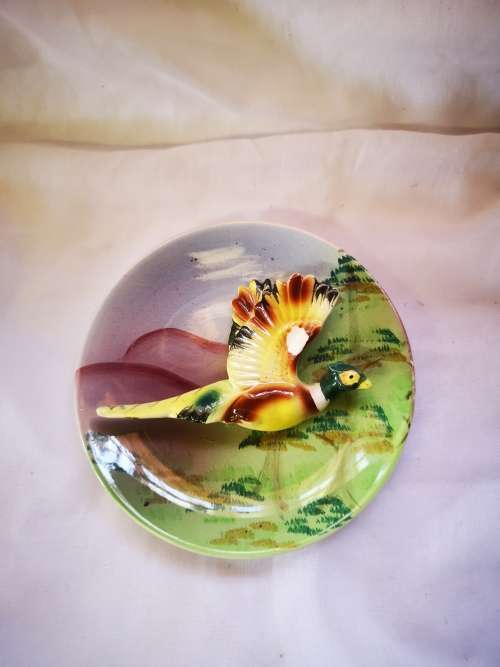 A beautiful Capri hand painted 3D plate /wall hanging