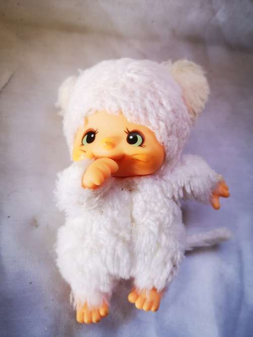 Two vintage Monchhichi (Sekiguchi) monkeys