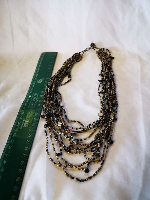 Lovely multi strand beads necklace
