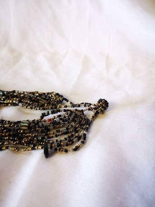 Lovely multi strand beads necklace