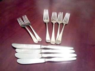 10 pc Rustless and Nickel/Silver Cutlery Lot