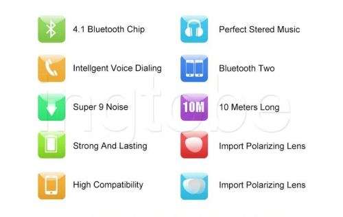 Bluetooth Headset Sunglasses