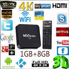 MXQ-PRO 4K TV Box (Supports DSTV Now,Supersport, Showmax, Netflix,Miracast, Kodi)UPGRADE TO 2GB/16GB