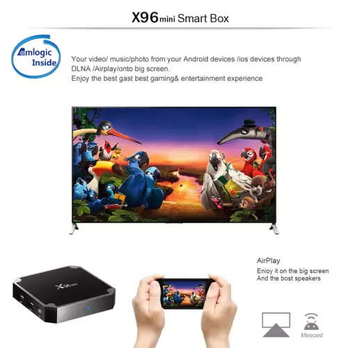 X96 Mini Android 7.1  TV Box & RII Air Remote Combo | 2GB/16GB