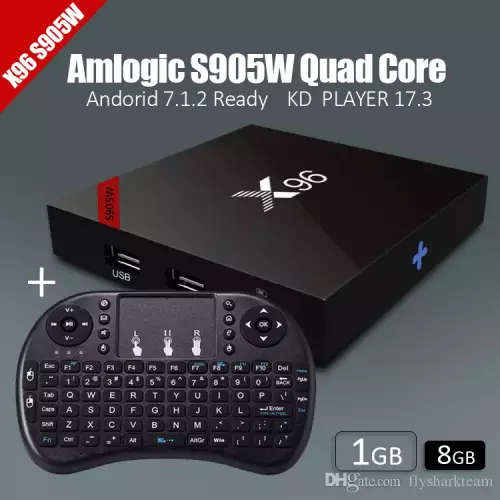 1GB/8GB X96 Mini Android 7.1  TV BOX & RII AIR REMOTE COMBO (SUPPORTS DSTV NOW,SHOWMAX ECT.)
