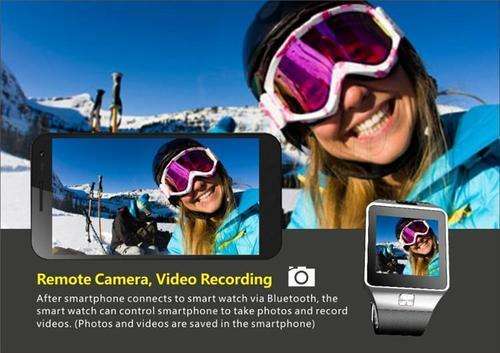 DZ09 (Cell phone) Smart Watch with camera, simslot and memory slot (Black)