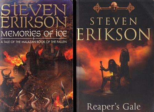 2 x  Books bu STEVEN ERIKSON (Postage R45)