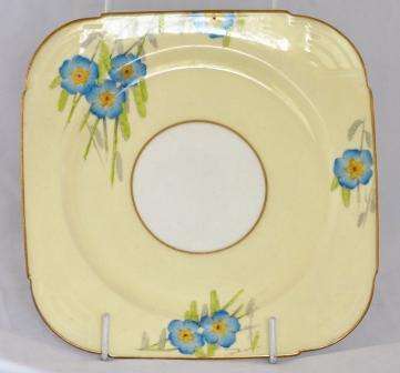 Art Deco Paragon hand painted cake plate.