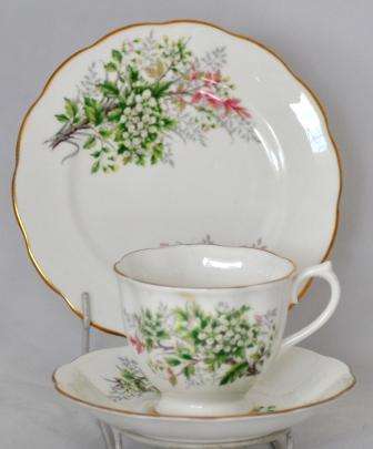 Royal Albert Friendship Series "Hawthorn" tea trio