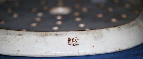 Antique Transfer printed Blue and White, Willow Pattern, Drainer / Strainer