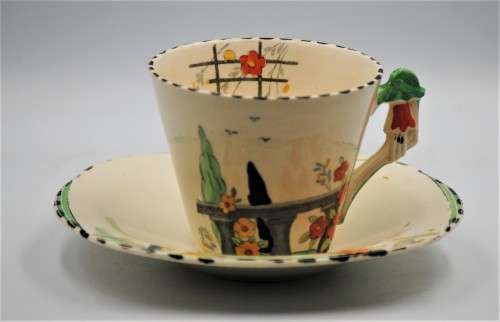 Burleigh Art Deco Cup and Saucer