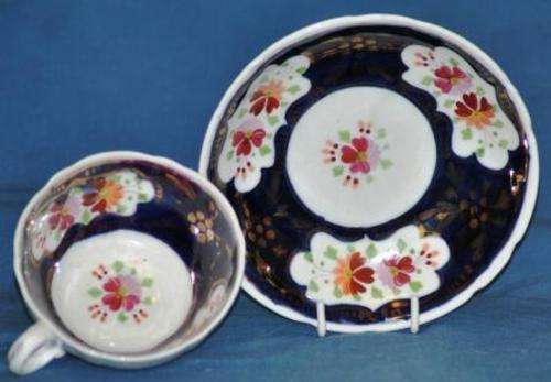 Gaudy Welch Cup and saucer