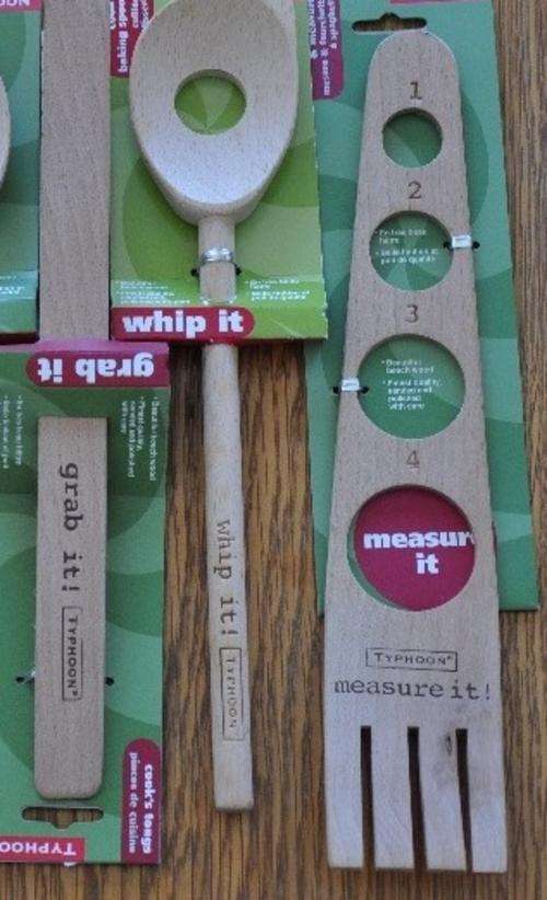 Set of 3 Wooden Utensils by Typhoon