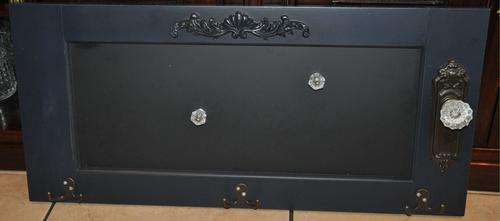 Magnetic "Black Board" with Hooks