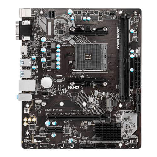 MSI A320M PRO-VH AMD AM4 M-ATX Gaming Motherboard